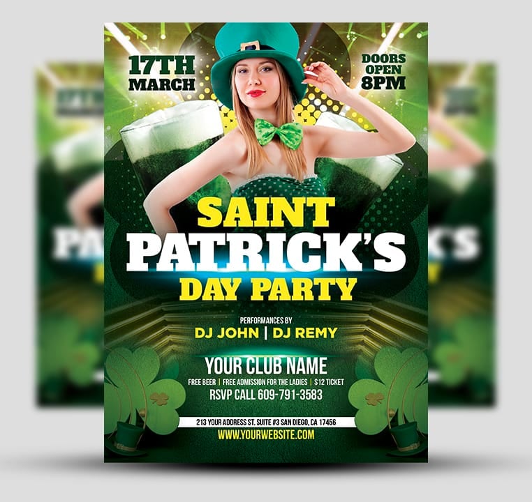 St. Patrick’s Day Party Flyer 1
