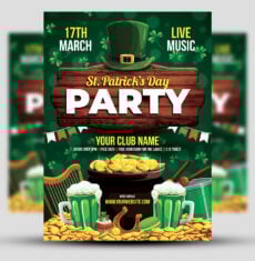 St. Patrick’s Day Party Flyer 2