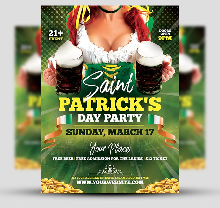 St. Patrick’s Day Party Flyer 3