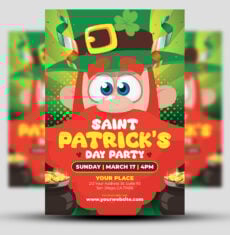 St. Patrick’s Day Party Flyer 4