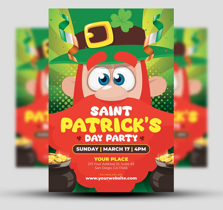 St. Patrick’s Day Party Flyer 4