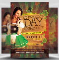 St. Patrick's Night Out Flyer