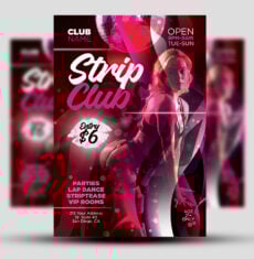 Strip Club Flyer 10