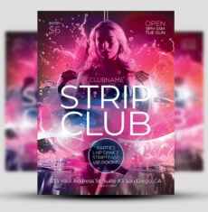 Strip Club Flyer 11