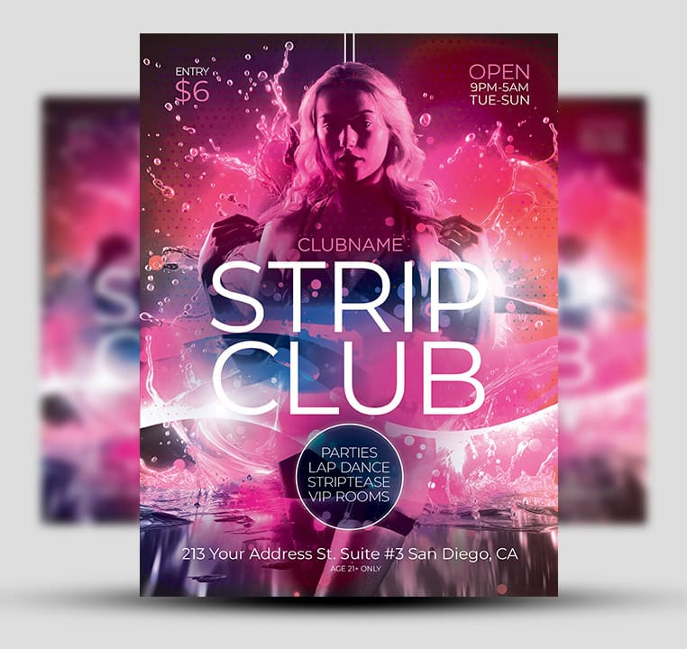 Strip Club Flyer 11