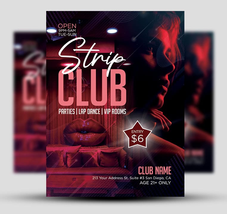 Strip Club Flyer 13