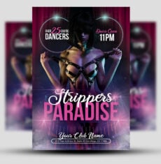 Strip Club Flyer 3