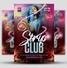 Strip Club Flyer 5