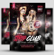 Strip Club Flyer 9