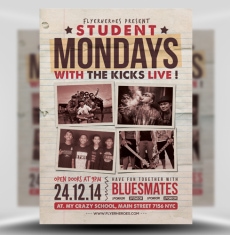Student Mondays Flyer