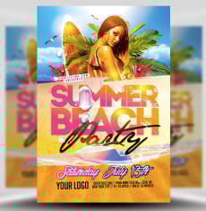 Beach Party Flyer 2