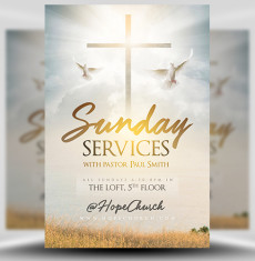 Sunday Services Flyer