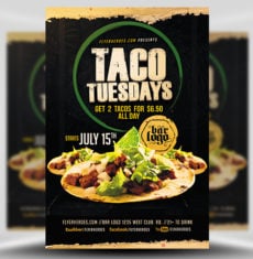 Taco Tuesdays Flyer