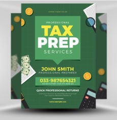 Tax Prep Flyer