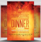 Thanksgiving Dinner Event Flyer