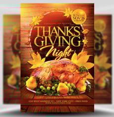 Thanksgiving Night Flyer