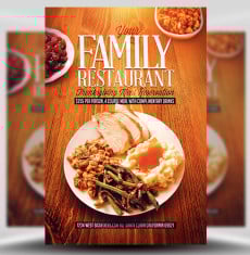 Thanksgiving Restaurant Flyer