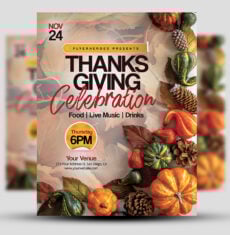 Thanksgiving Celebration Flyer 1