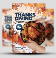 Thanksgiving Dinner Flyer 2