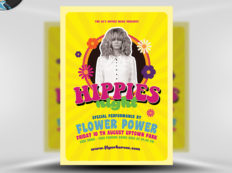 6 Design Inspiration Tips For When You're Feeling Uninspired | Hippies Night Flyer | FlyerHeroes.com