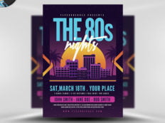 6 Design Inspiration Tips For When You're Feeling Uninspired | The 80s Nights | FlyerHeroes.com