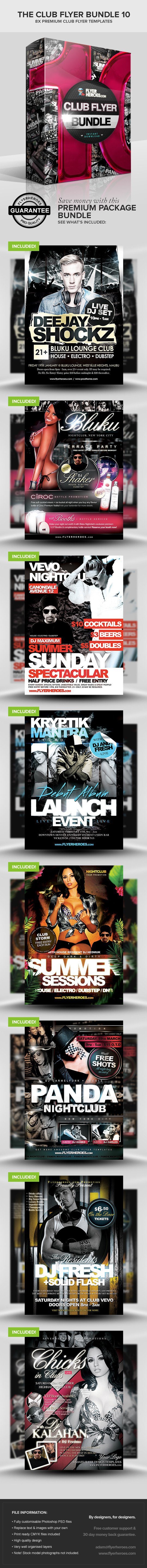 The Club Flyer Bundle 10