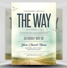 The Way Church Event Flyer