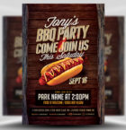 Tony’s BBQ Party Flyer