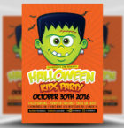 Toon Halloween Kids Party Flyer