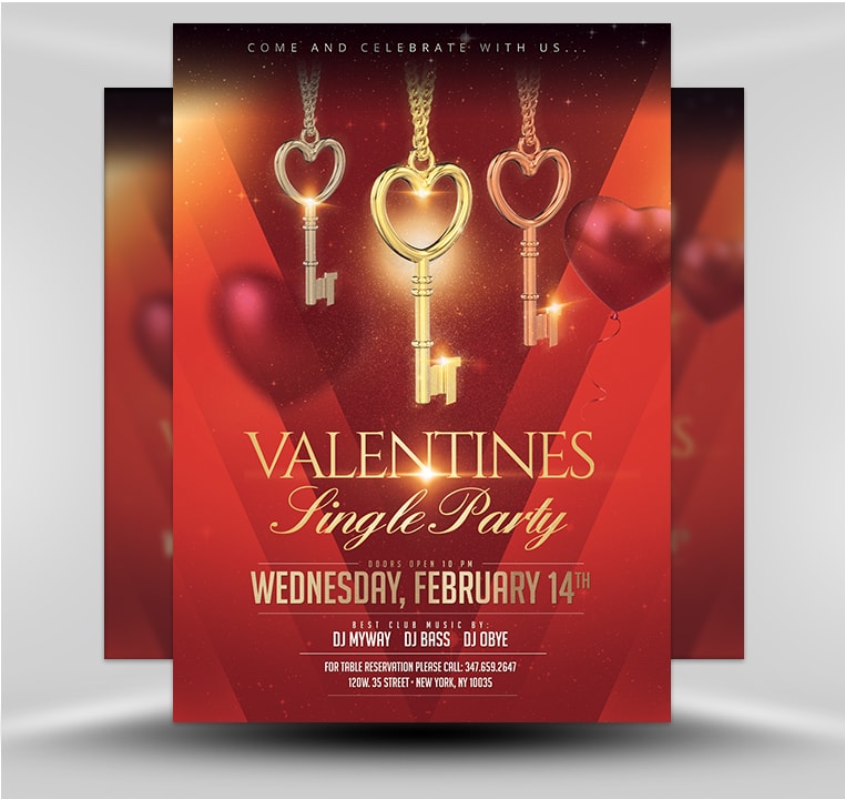 Valentines Day Flyer 2018