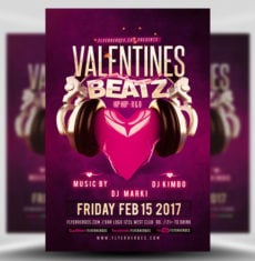 Valentines Beatz Flyer
