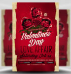 Valentines Day Love Affair Flyer