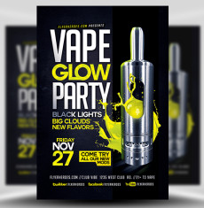 Vape Glow Flyer