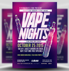Vape Nights Flyer