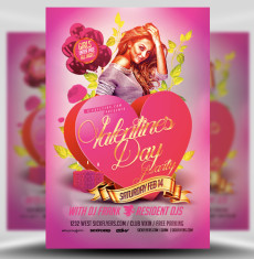 Pink VDAY Flyer