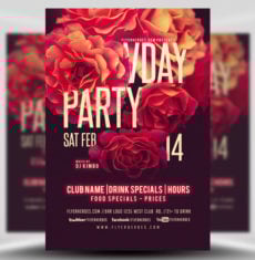 Vday Party Flyer
