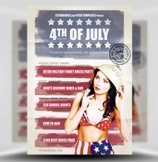 Vintage 4th July Flyer