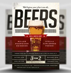 Vintage Beer Poster