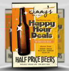 Vintage Beer Poster Template 5