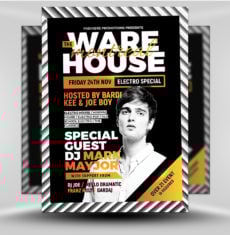 The Warehouse Bar Flyer