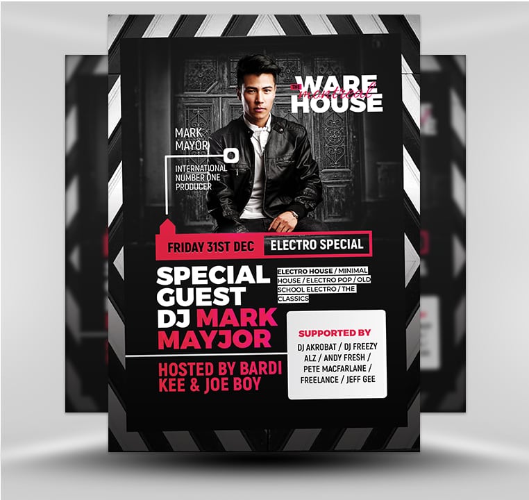 The Warehouse Bar Flyer v2