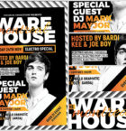 The Warehouse Bar Flyer