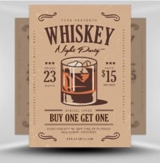 Whiskey Night Flyer