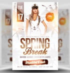White Spring Break Flyer
