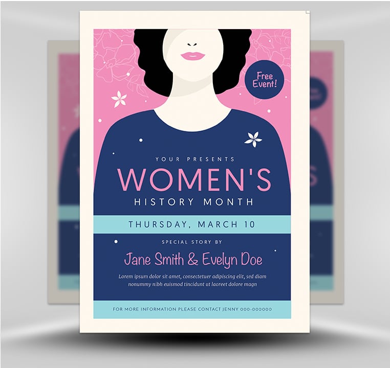Women's History Month Flyer 01