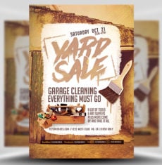 Spruce it up! Yard Sale Flyer