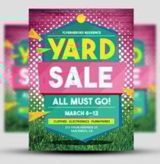 Yard Sale Flyer 1