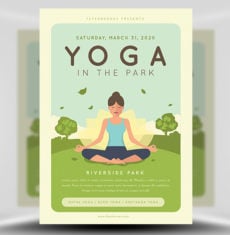 Yoga in the Park Flyer